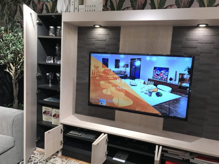 大人気 エコカラット付き壁面tvボードをご紹介 家具 インテリアショップのliving House リビングハウス