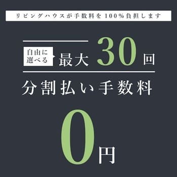 30回分割手数料無料